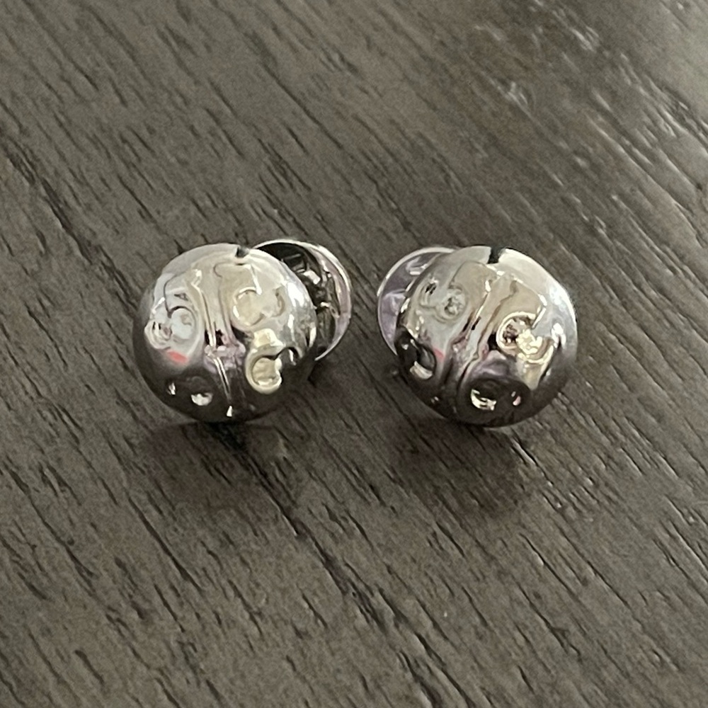 Tory Burch logo earrings